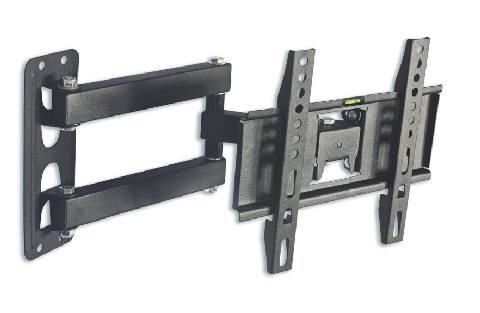 Full Motion TV Wall Mount Bracket for 17-47" TVs - Adjustable Tilt & Swivel - Top Tech Audio
