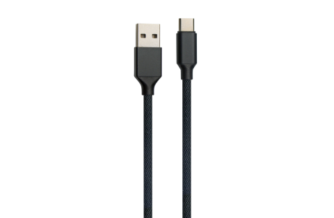 3ft Tangle-Free Braided USB-C Cable with Fast Charging Alloy Connectors - Top Tech Audio