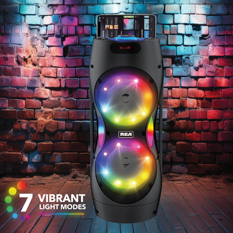 RGB Party Speakers with Show Lights - Top Tech Audio 