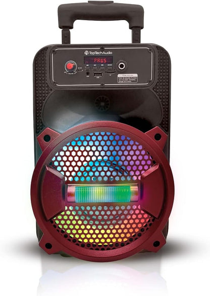 TOPTECH Rock-8, 1500W Portable Bluetooth Speaker with Disco Lights & Microphone