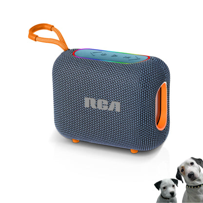 RCA BEAT-33 5W Portable Bluetooth Speaker with RGB Lights & Multiple Inputs