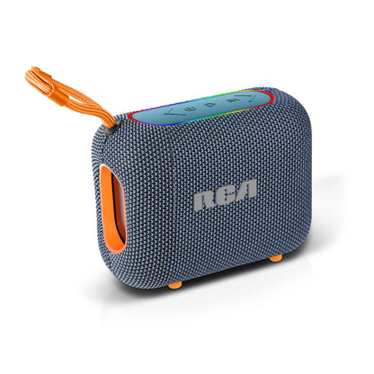 RCA BEAT-33 5W Portable Bluetooth Speaker with RGB Lights & Multiple Inputs