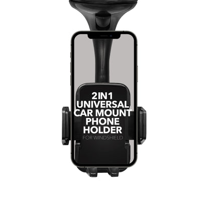 RCA 2-in-1 Universal Car Phone Holder for Dashboard & Windshield - Top Tech Audio 