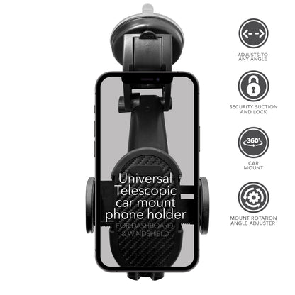 RCA CM-11 2-in-1 Universal Car Phone Holder for Dashboard & Windshield - Top Tech Audio 