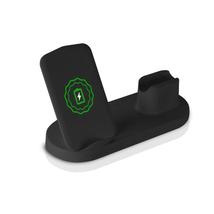 RCA 2024 3-in-1 Wireless 25W Charging Station for iPhone, Apple Watch & AirPods - Top Tech Audio 