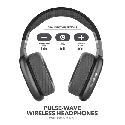 RCA Wave-56 Wireless Over-Ear Bluetooth Headphones, 20H Playtime, Hi-Res Audio - Top Tech Audio 