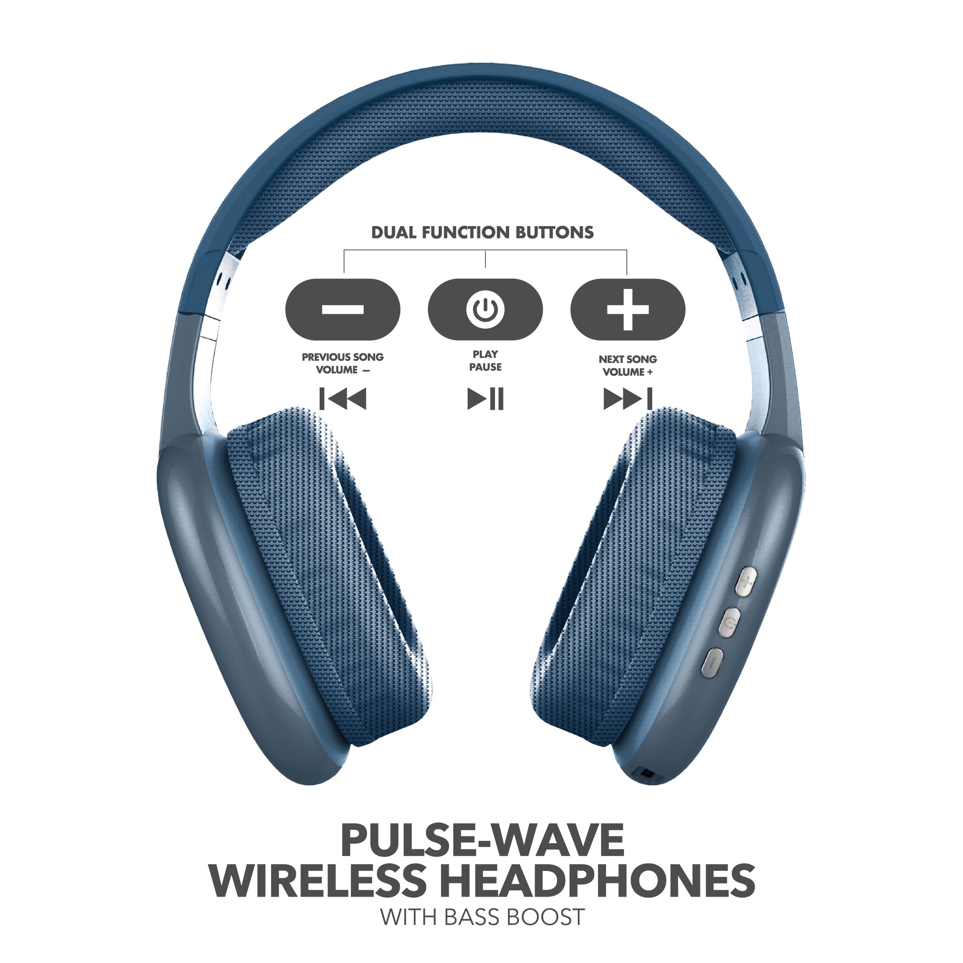 RCA Wave-56 Wireless Over-Ear Bluetooth Headphones, 20H Playtime, Hi-Res Audio - Top Tech Audio 