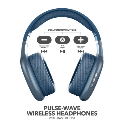 RCA Wave-56 Wireless Over-Ear Bluetooth Headphones, 20H Playtime, Hi-Res Audio - Top Tech Audio 
