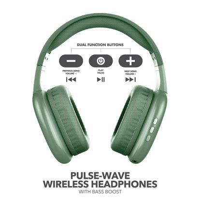 RCA Wave-56 Wireless Over-Ear Bluetooth Headphones, 20H Playtime, Hi-Res Audio - Top Tech Audio 