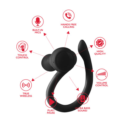 RCA Wave-70 True Wireless Earbuds with Hi-Res Audio & 20H Playtime - Top Tech Audio 