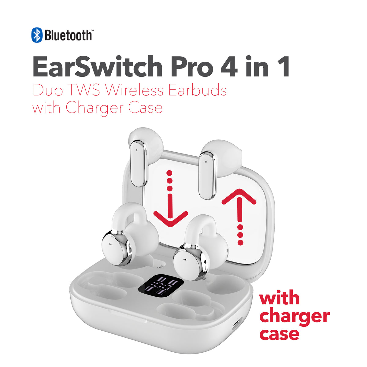 RCA TUNE-20 True Wireless Earbuds with Dual Pair Design