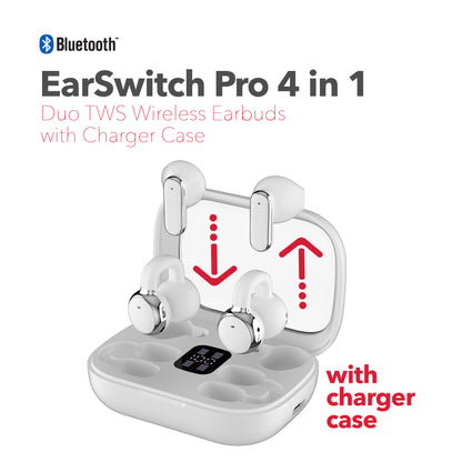 RCA TUNE-20 True Wireless Earbuds with Dual Pair Design