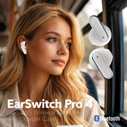 RCA TUNE-20 True Wireless Earbuds with Dual Pair Design