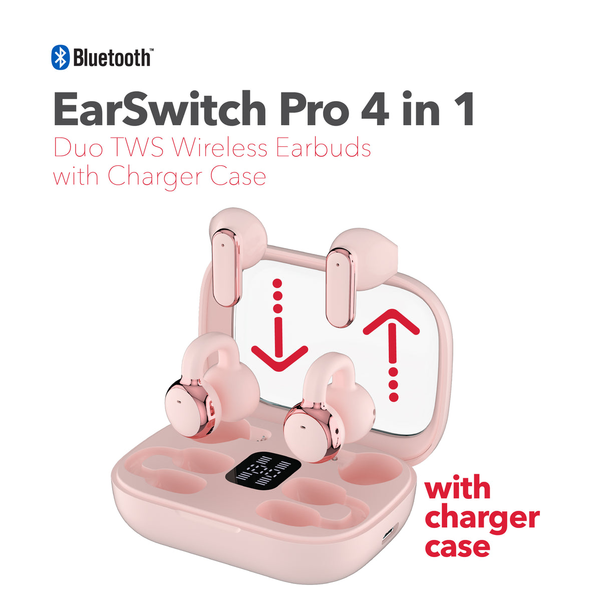 RCA TUNE-20 True Wireless Earbuds with Dual Pair Design