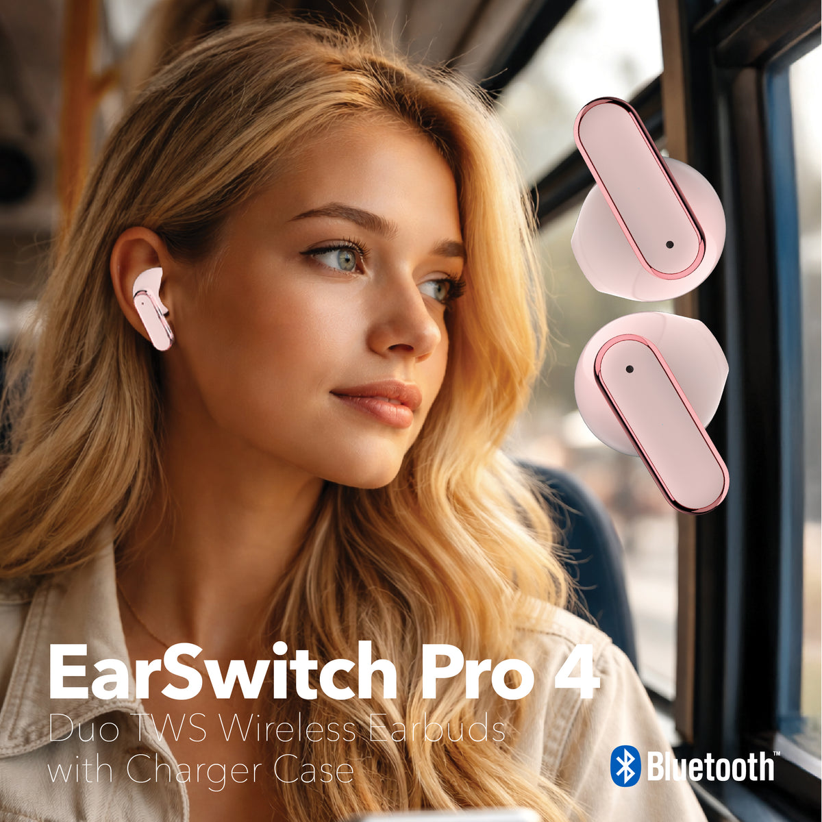 RCA TUNE-20 True Wireless Earbuds with Dual Pair Design