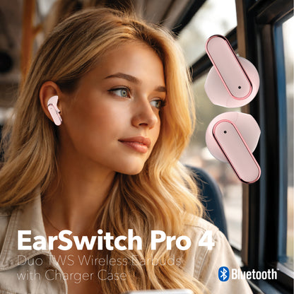 RCA TUNE-20 True Wireless Earbuds with Dual Pair Design
