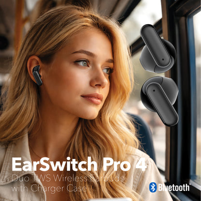 RCA TUNE-20 True Wireless Earbuds with Dual Pair Design