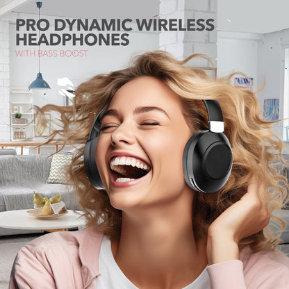 RCA Wave-54 Wireless Over-Ear Bluetooth Headphones, 12H Playtime, Hi-Res Audio - Top Tech Audio 