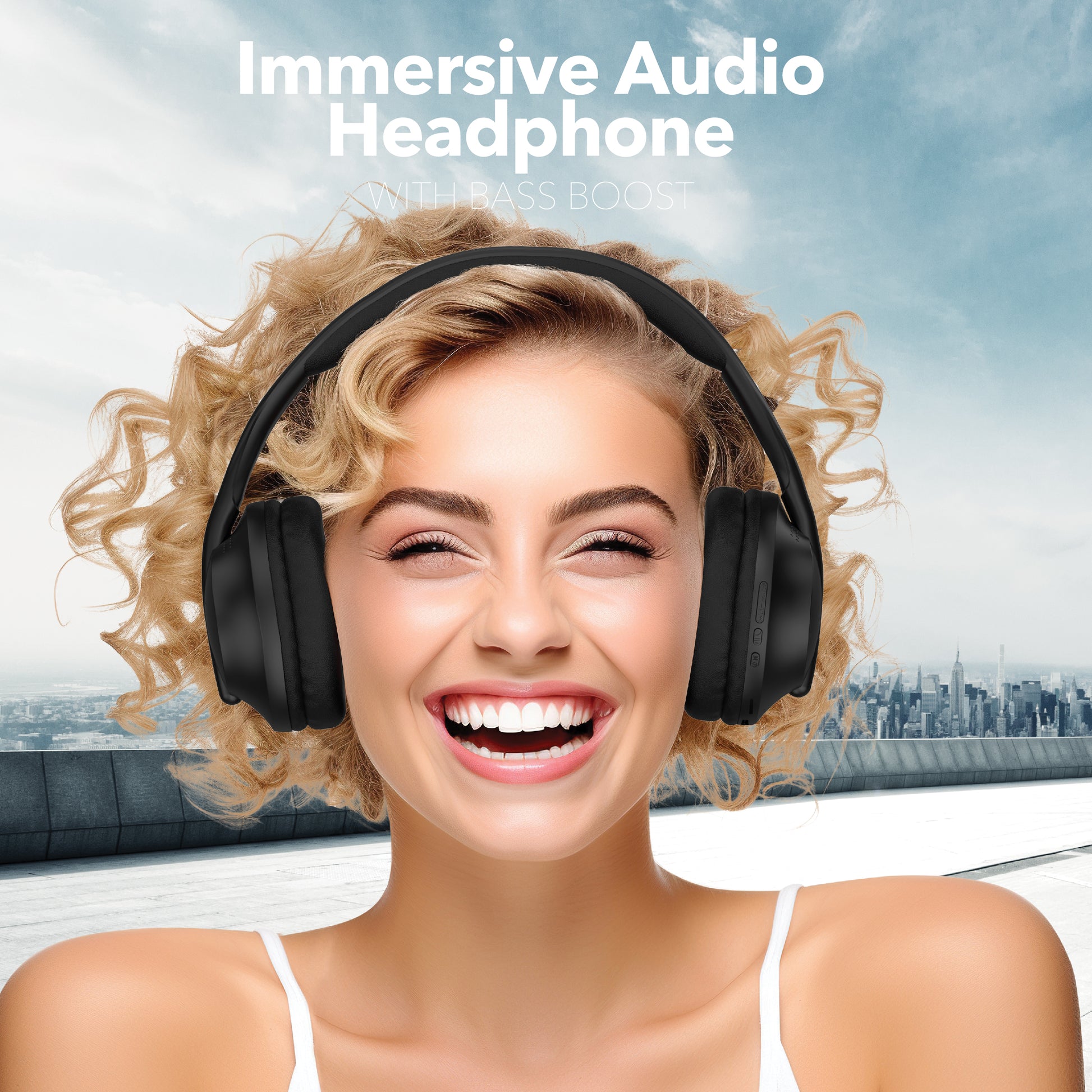 RCA Wave-55 Wireless Over-Ear Bluetooth Headphones, 12H Playtime, Hi-Resolution Audio - Top Tech Audio 