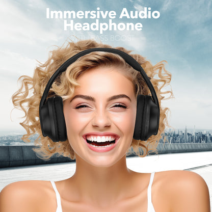 RCA Wave-55 Wireless Over-Ear Bluetooth Headphones, 12H Playtime, Hi-Resolution Audio - Top Tech Audio 