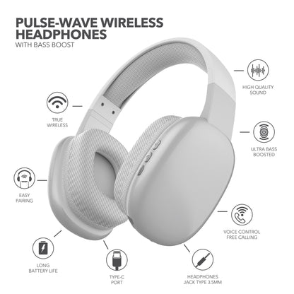 RCA Wave-56 Wireless Over-Ear Bluetooth Headphones, 20H Playtime, Hi-Res Audio - Top Tech Audio 