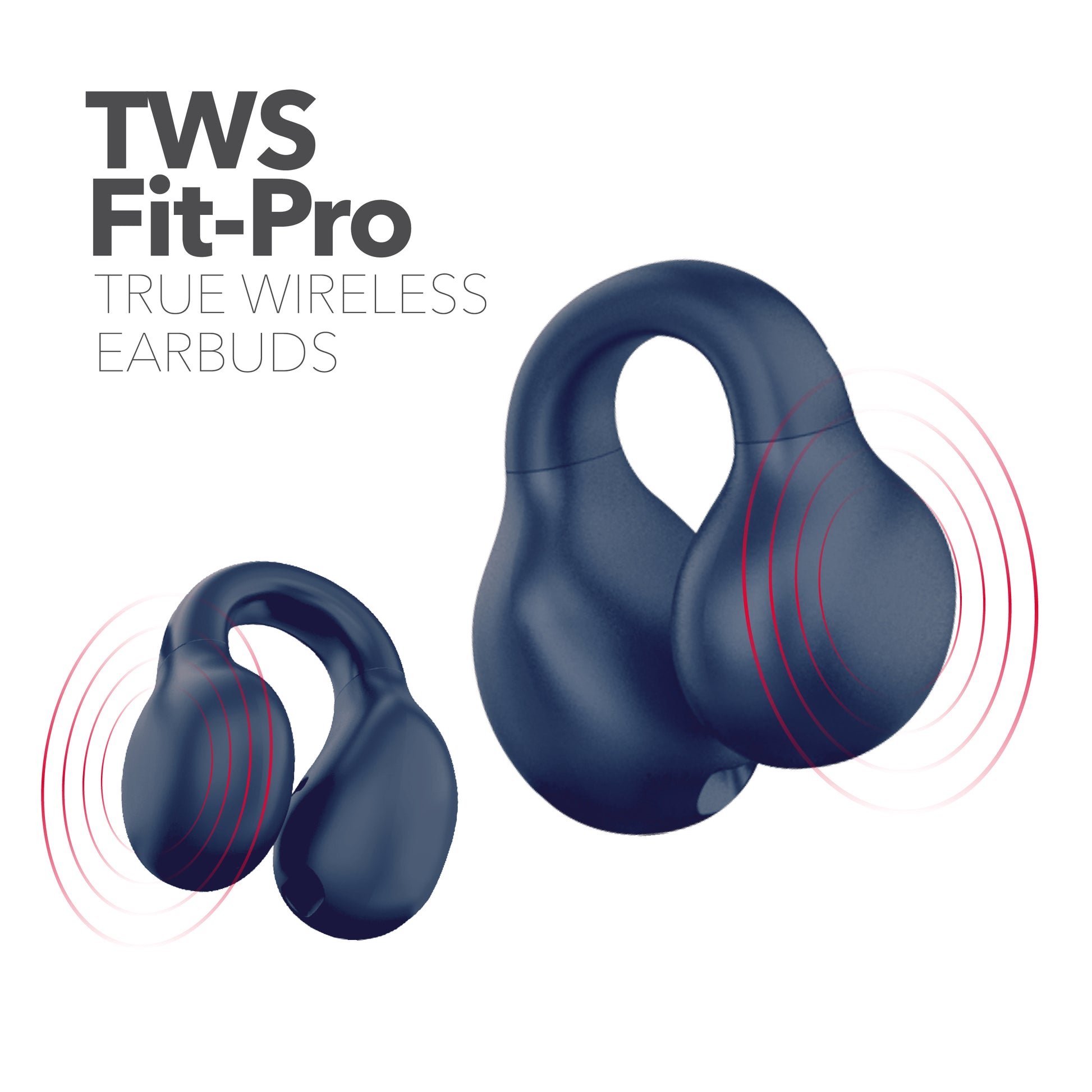 RCA Wave-66 True Wireless Earbuds, 20H Playtime, Hi-Res Audio, Big Bass - Top Tech Audio 