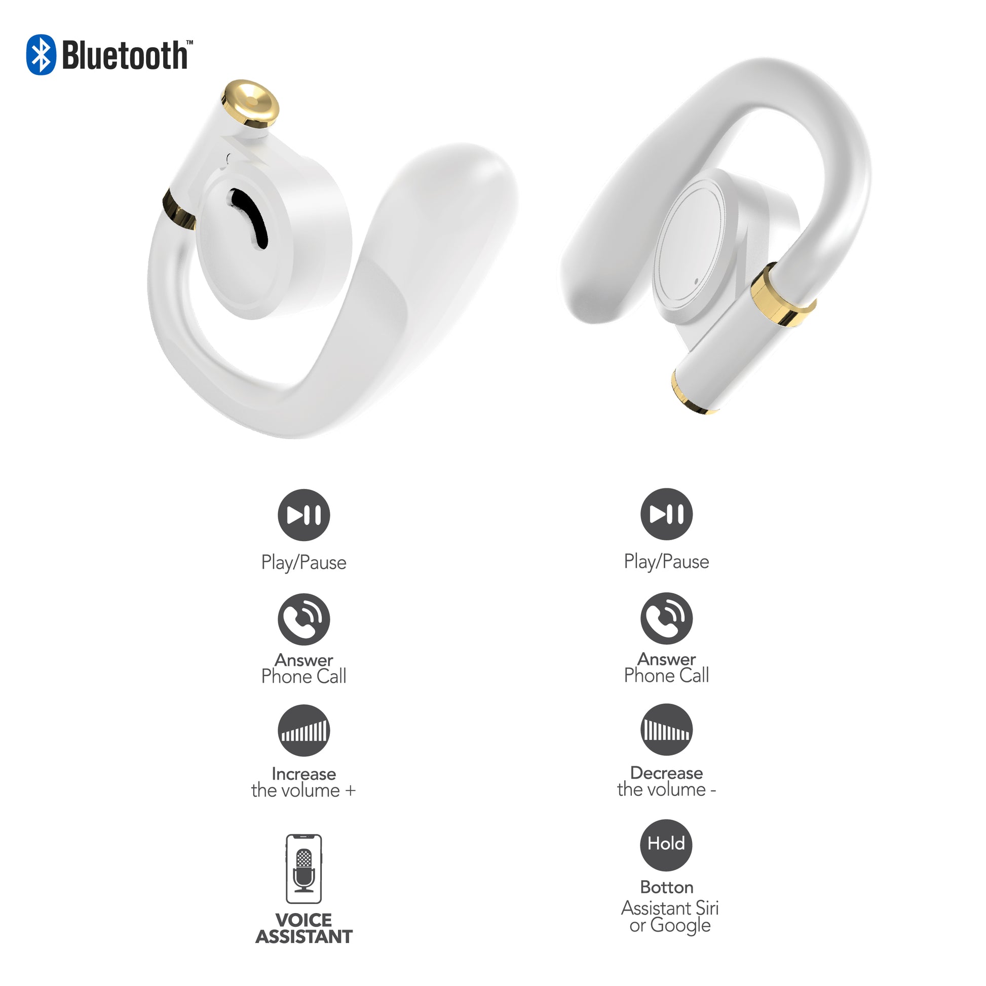 RCA Wave-68 True Wireless Earbuds, 20H Playtime, Hi-Res Audio, Big Bass - Top Tech Audio 