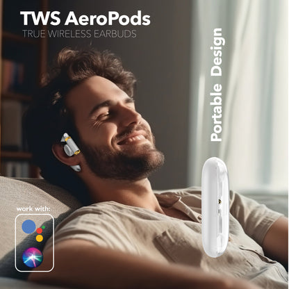 RCA Wave-68 True Wireless Earbuds, 20H Playtime, Hi-Res Audio, Big Bass - Top Tech Audio 