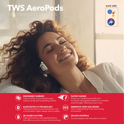 RCA Wave-68 True Wireless Earbuds, 20H Playtime, Hi-Res Audio, Big Bass - Top Tech Audio 