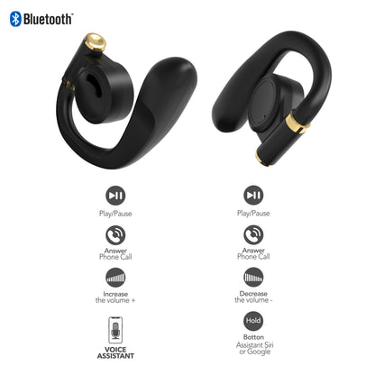 RCA Wave-68 True Wireless Earbuds, 20H Playtime, Hi-Res Audio, Big Bass - Top Tech Audio 