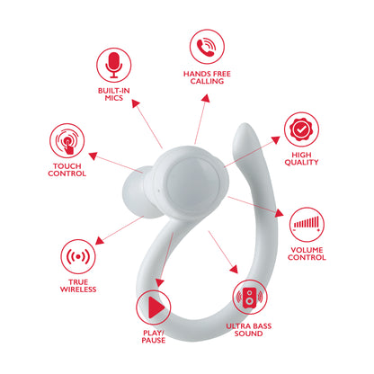 RCA Wave-70 True Wireless Earbuds with Hi-Res Audio & 20H Playtime - Top Tech Audio 