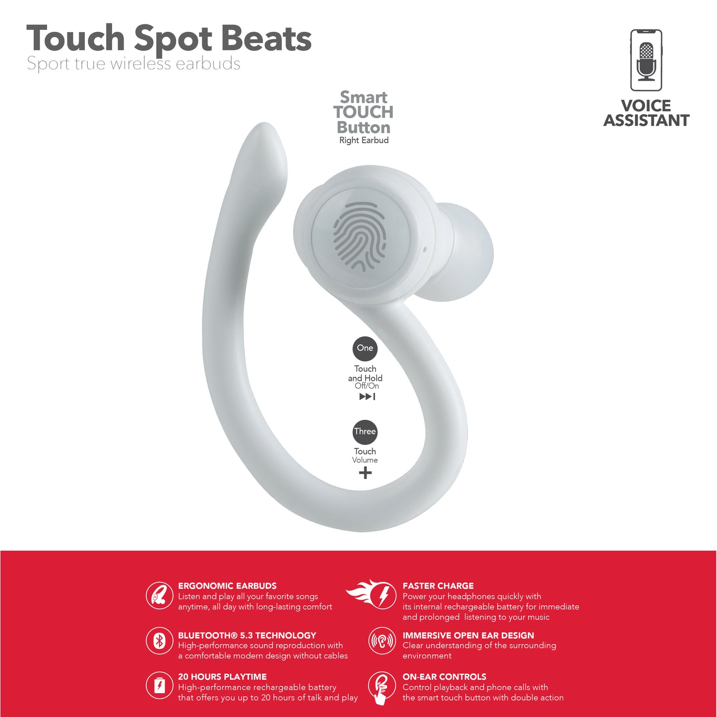 RCA Wave-70 True Wireless Earbuds with Hi-Res Audio & 20H Playtime - Top Tech Audio 