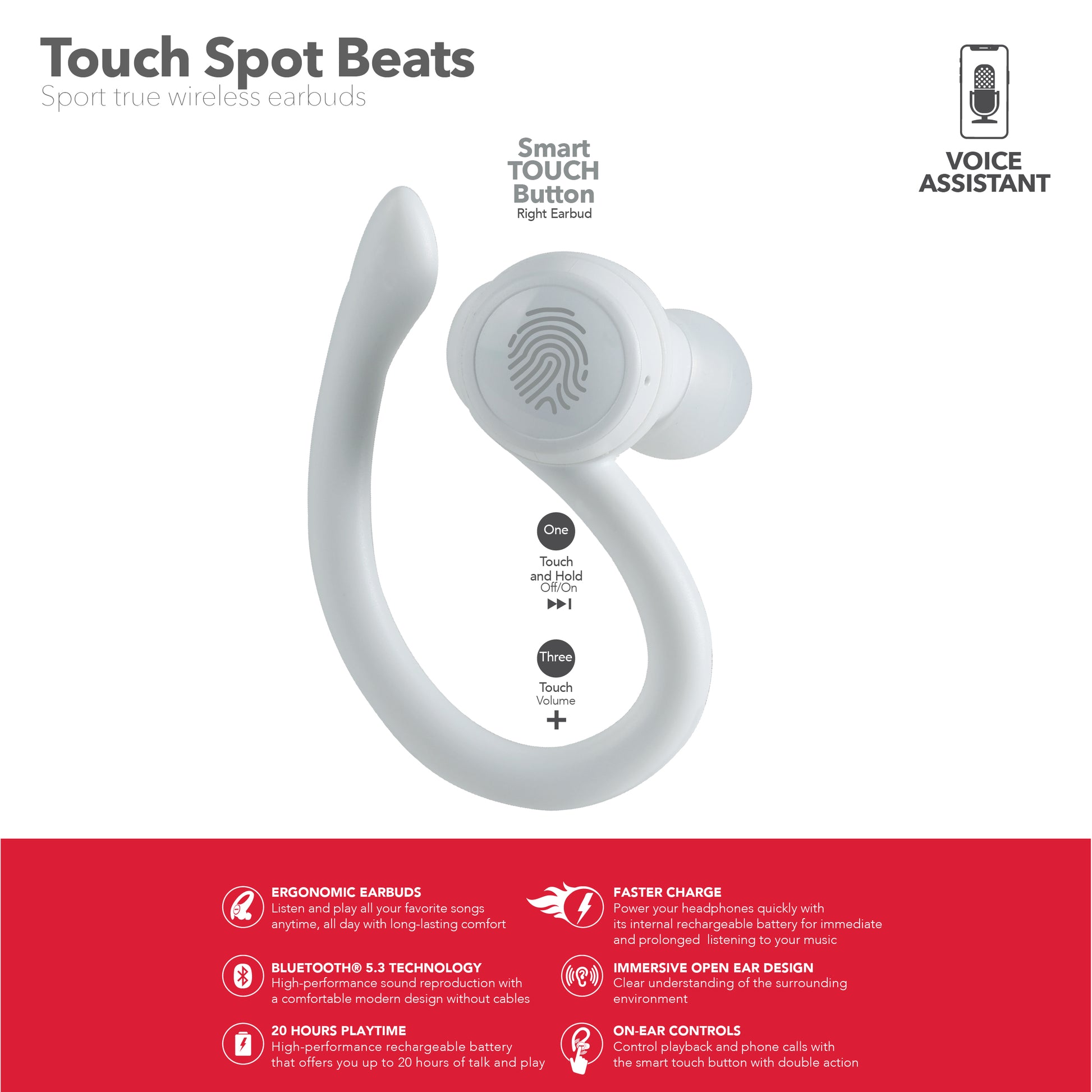 RCA Wave-70 True Wireless Earbuds with Hi-Res Audio & 20H Playtime - Top Tech Audio 