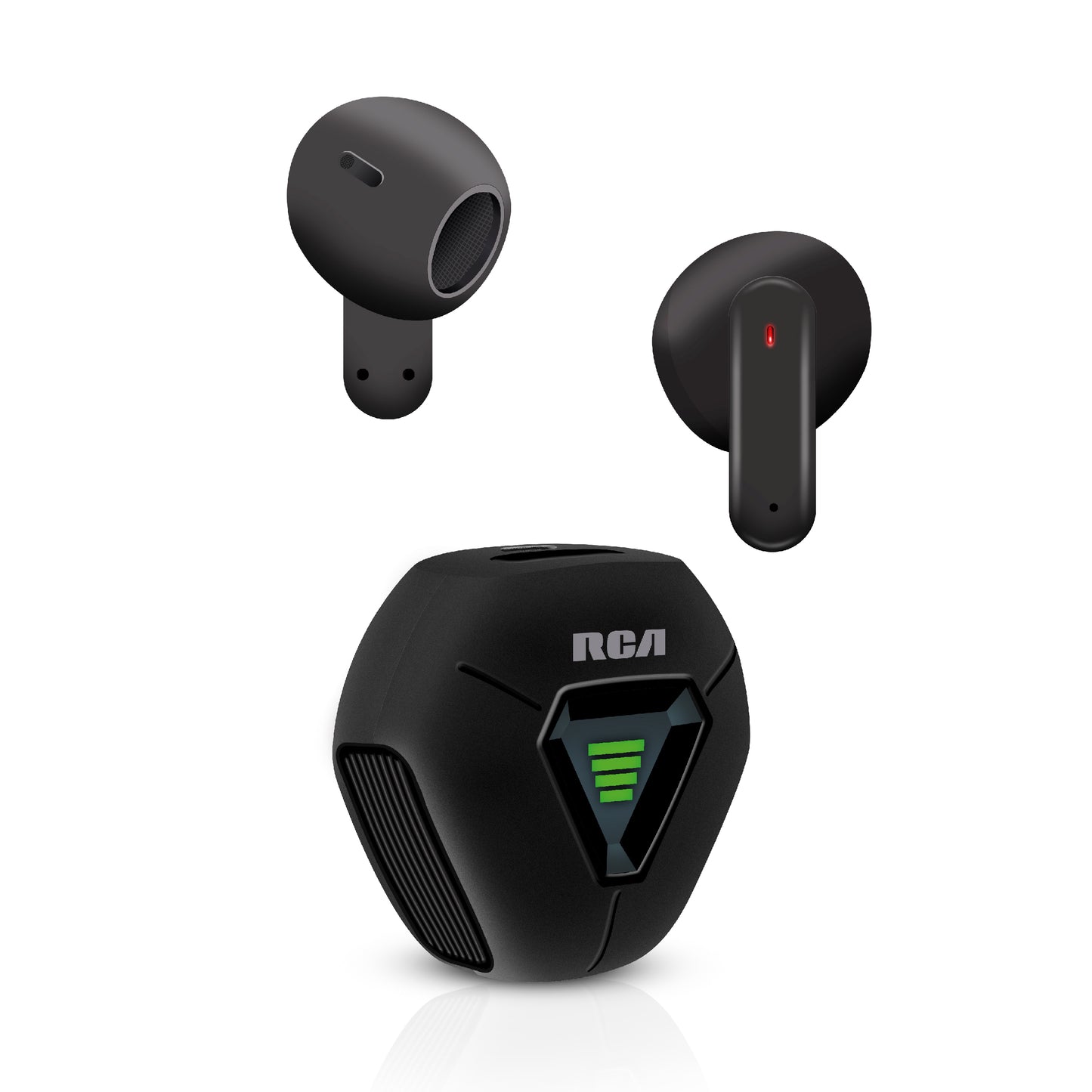 RCA Wave-78 True Wireless Earbuds, 20H Playtime, Hi-Res Audio, Big Bass - Top Tech Audio 