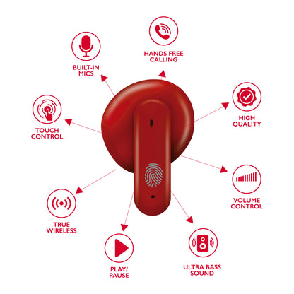 RCA Wave-78 True Wireless Earbuds, 20H Playtime, Hi-Res Audio, Big Bass - Top Tech Audio 