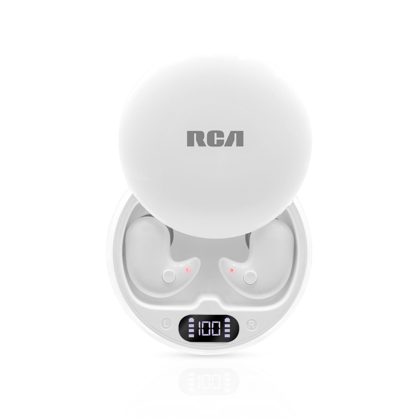 RCA Wave-80 True Wireless Earbuds, 20H Playtime, Hi-Res Audio, Big Bass - Top Tech Audio 