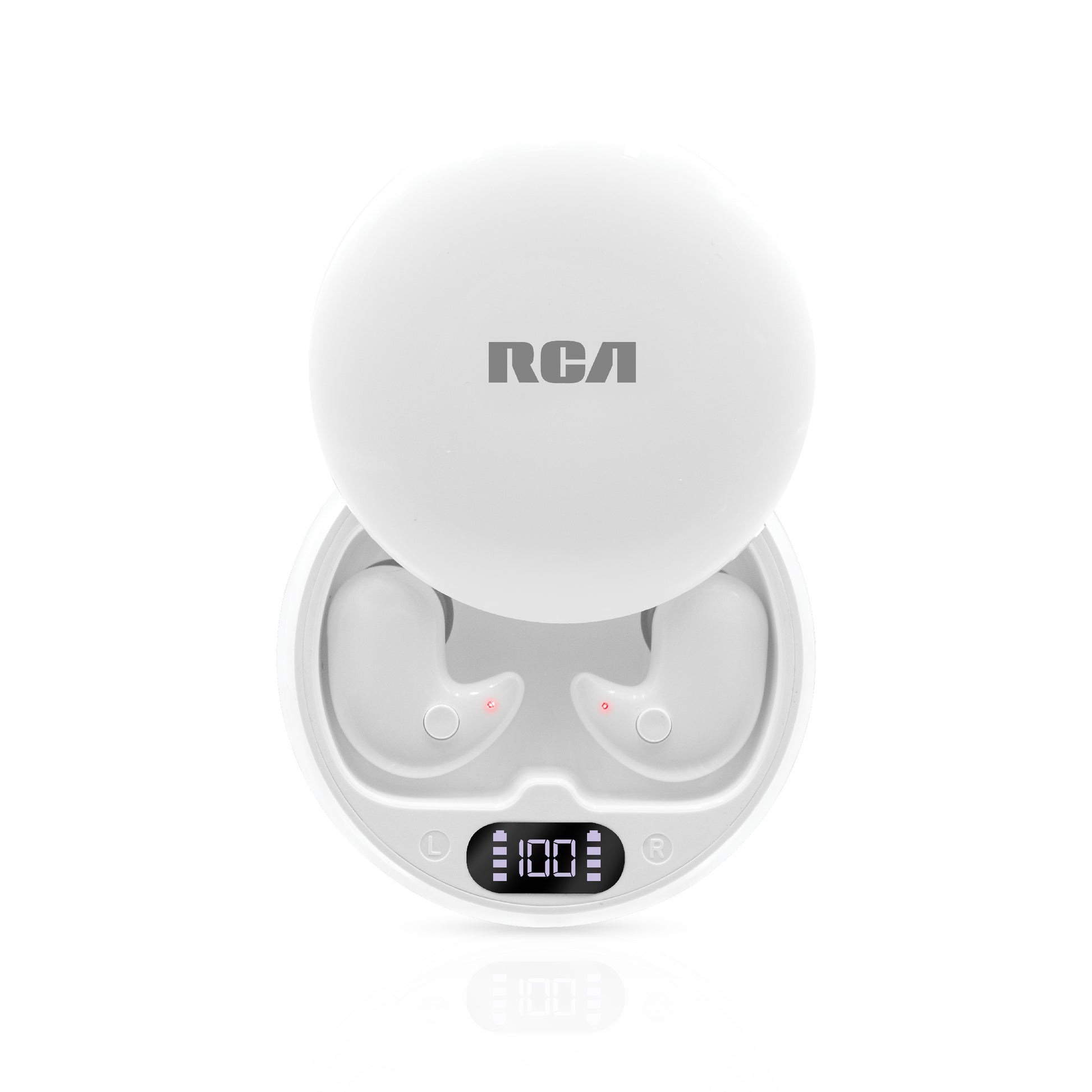 RCA Wave-80 True Wireless Earbuds, 20H Playtime, Hi-Res Audio, Big Bass - Top Tech Audio 