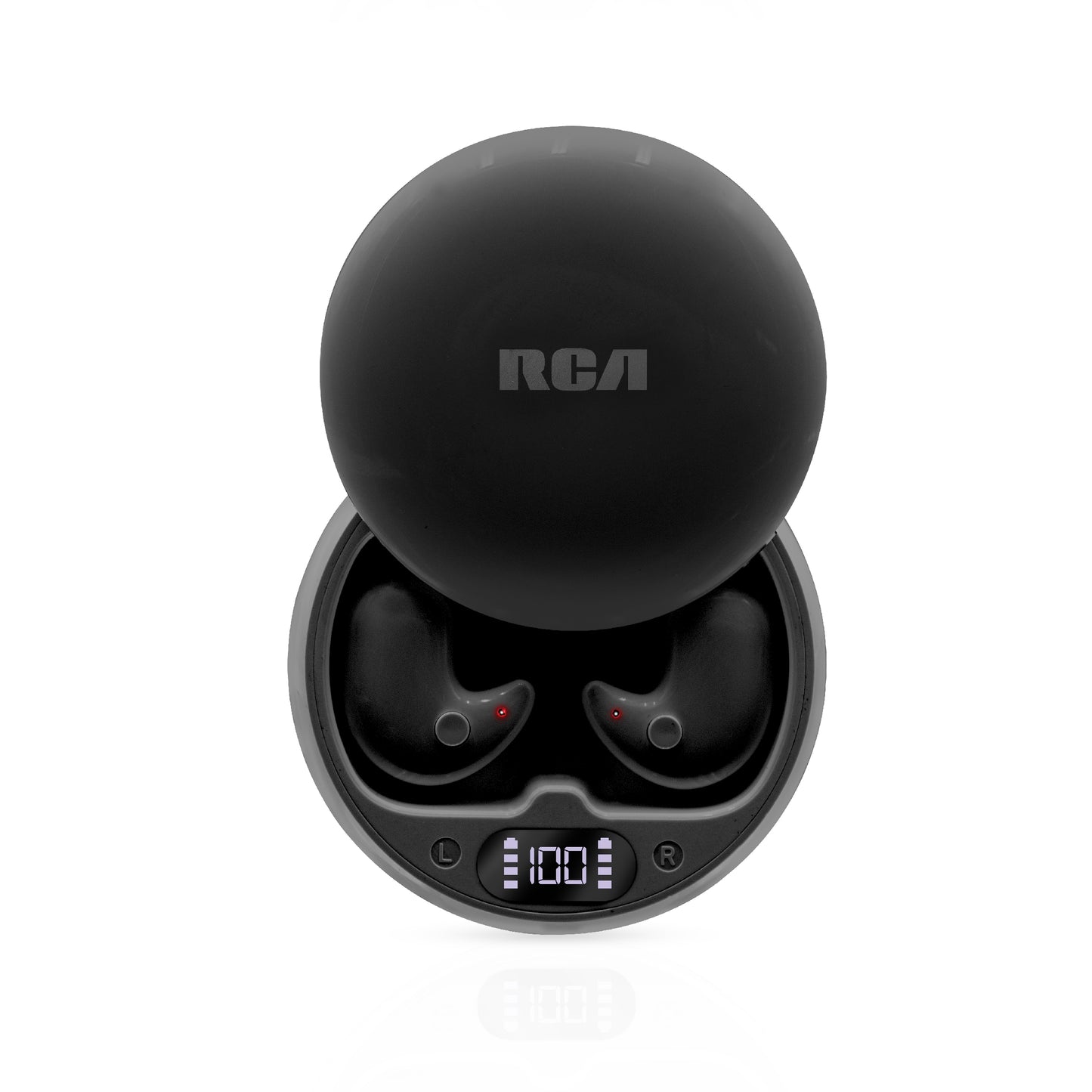 RCA Wave-80 True Wireless Earbuds, 20H Playtime, Hi-Res Audio, Big Bass - Top Tech Audio 