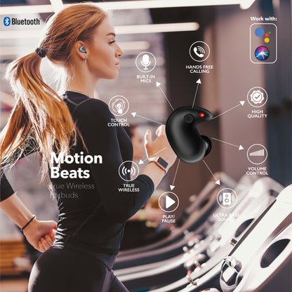 RCA Wave-80 True Wireless Earbuds, 20H Playtime, Hi-Res Audio, Big Bass - Top Tech Audio 