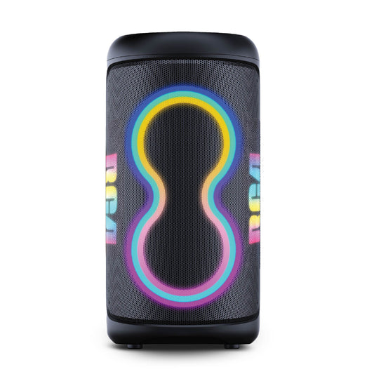 RCA BEAT-66 Portable Bluetooth Speaker Wireless Karaoke Speaker with Mic & RGB Light