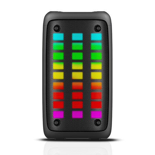 RCA Disco 203 RGB Wireless Party Speaker with Dual 3" Woofers & LED Lights - Top Tech Audio 
