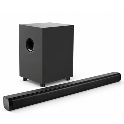 TOPTECH KIK-102 38 inch Bluetooth Soundbar with Subwoofer, Wall-Mountable Home Audio