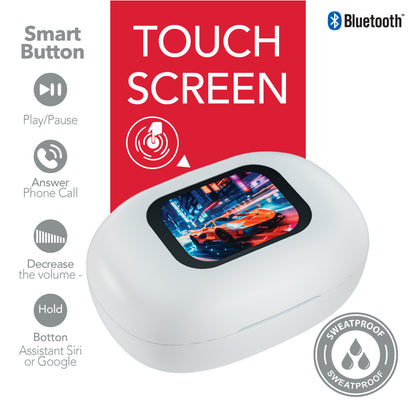 RCA TUNE-50 True Wireless Earbuds with Touch Controls & Voice Assistant