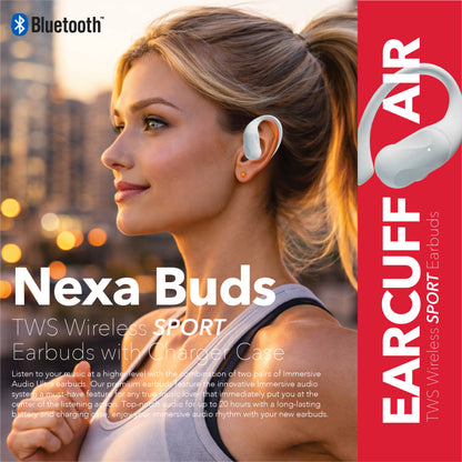 RCA TUNE-50 True Wireless Earbuds with Touch Controls & Voice Assistant