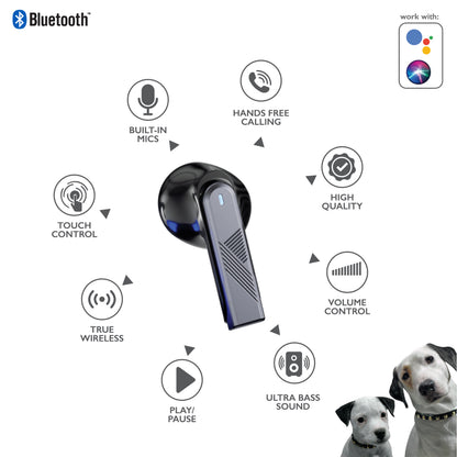 RCA TUNE-98 2-in-1 Bluetooth Speaker with Built-In True Wireless Earbuds