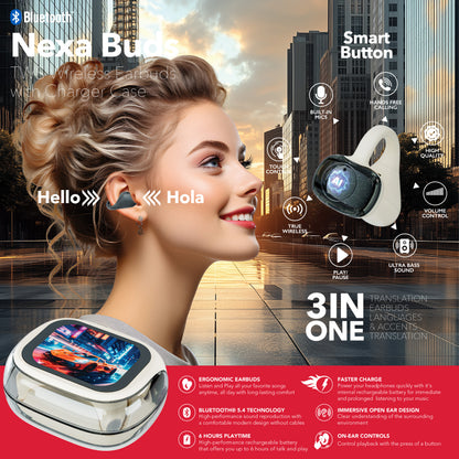 RCA TUNE-48 True Wireless Earbuds with Touch Controls & Voice Assistant