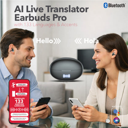 RCA WAVE-88 AI Translator True Wireless Earbuds, Voice Assistant, 20H Playback Time, Bluetooth Version 5.4