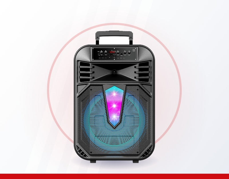 Rich sound for parties and presentations.