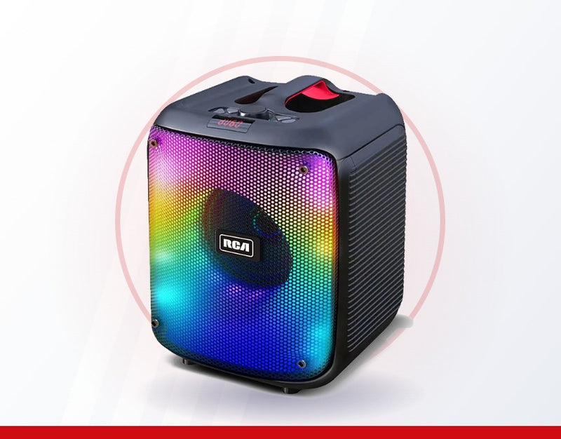 Dynamic audio for gatherings and quiet nights.