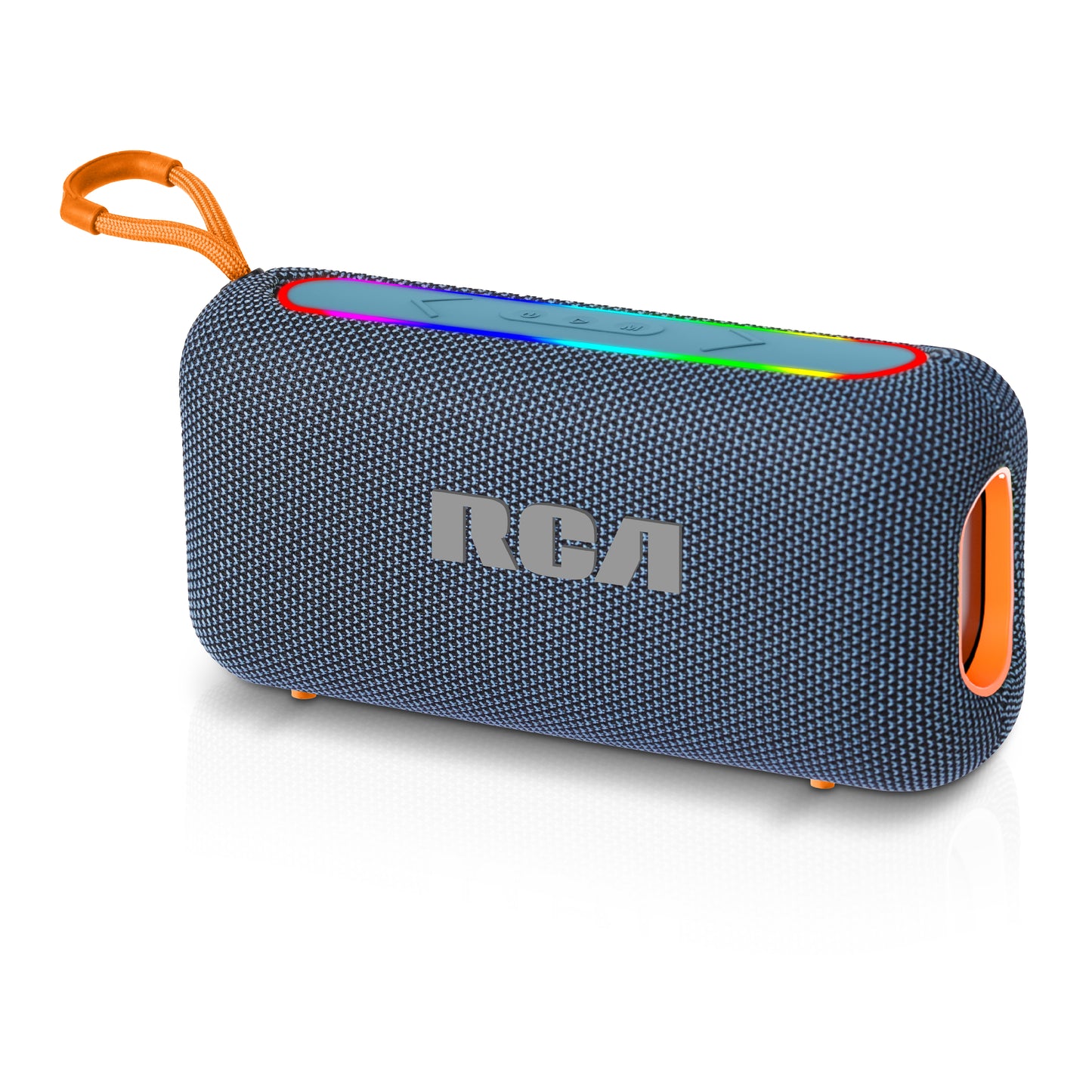 RCA BEAT-44 10W Portable Bluetooth Speaker with Dual Woofers & RGB Lights